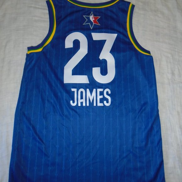 Lebron James 23 2020 All-Star Edition NBA Chicago Jordan Brand Jersey Size 44 - Picture 2 of 2